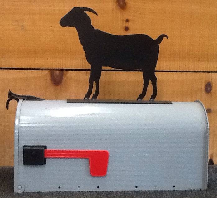 Goat Mailbox Topper